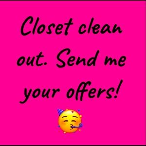 Closet clean out!!